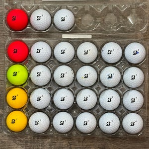 27 Bridgestone e12 Golf Balls - Nearly All 5A Mint Condition