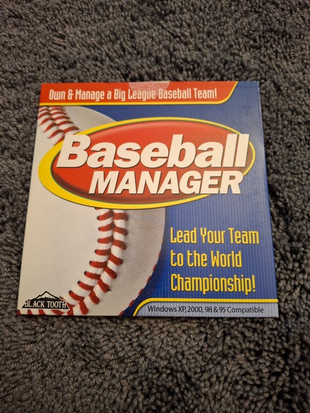 Vintage Baseball Manager CD-Rom Game Fantasy Strategy Game