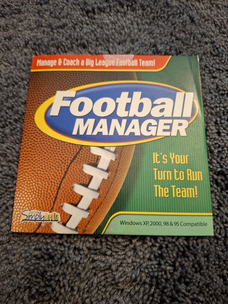Vintage Football Manager CD-ROM Strategy Fantasy Game New