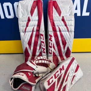 Red 28" Junior CCM Extreme Flex 4.5 Goalie Full Set Regular (Used)