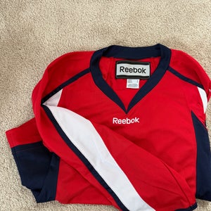 Reebok Capitals Style Red Jersey