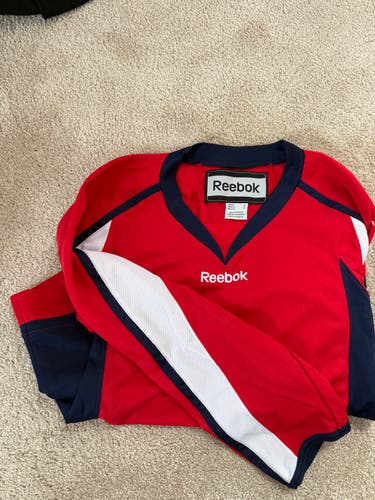 Reebok Capitals Style Red Jersey