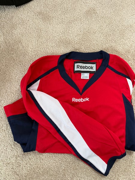 Reebok Capitals Style Red Jersey
