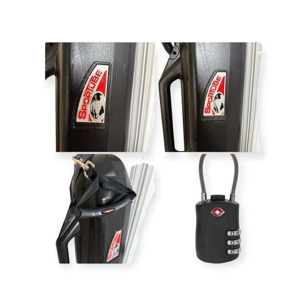 Sportube Series 1 Hard Ski/Travel Case + TSA Lock