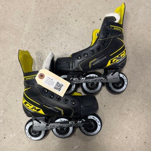 Youth CCM Super Tacks 9350 Inline Skates Regular Width Size 12 (Used)