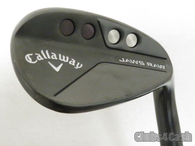 Callaway Jaws Raw Black Plasma Wedge KBS TOUR C-Taper 125 S+ 48° 10s +¼" CLEAN