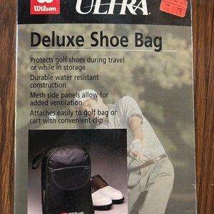Wilson Deluxe Golf Shoe Bag (New)