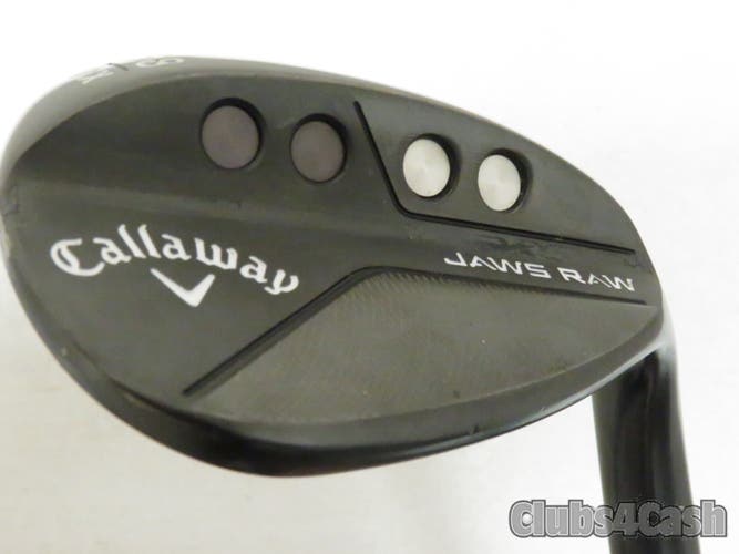 Callaway Jaws Raw Black Plasma Wedge KBS TOUR C-Taper 125 S+ 58 12x +" CLEAN