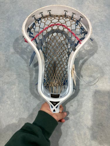 White ECD Lacrosse Mirage 2.0 Strung Head (Used)