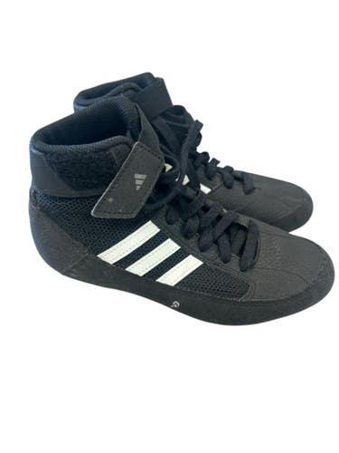 Used Adidas Wrestling Shoes Black Junior 01.5 11862-S000091895