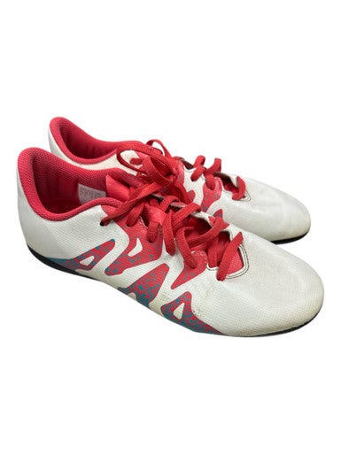 Used Adidas Soccer Cleats White And Pink Senior 6.5 11862-S000091889