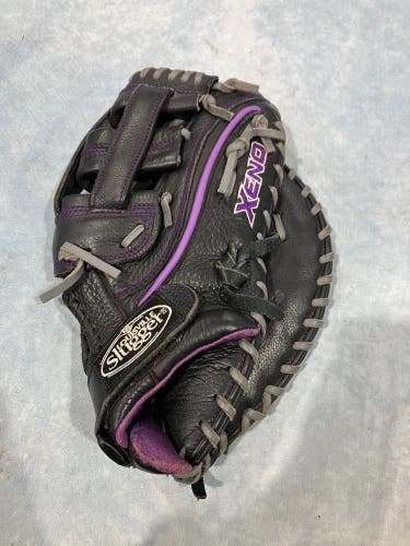 Black Louisville Slugger Xeno RH First Base Softball Glove 13" (Used)