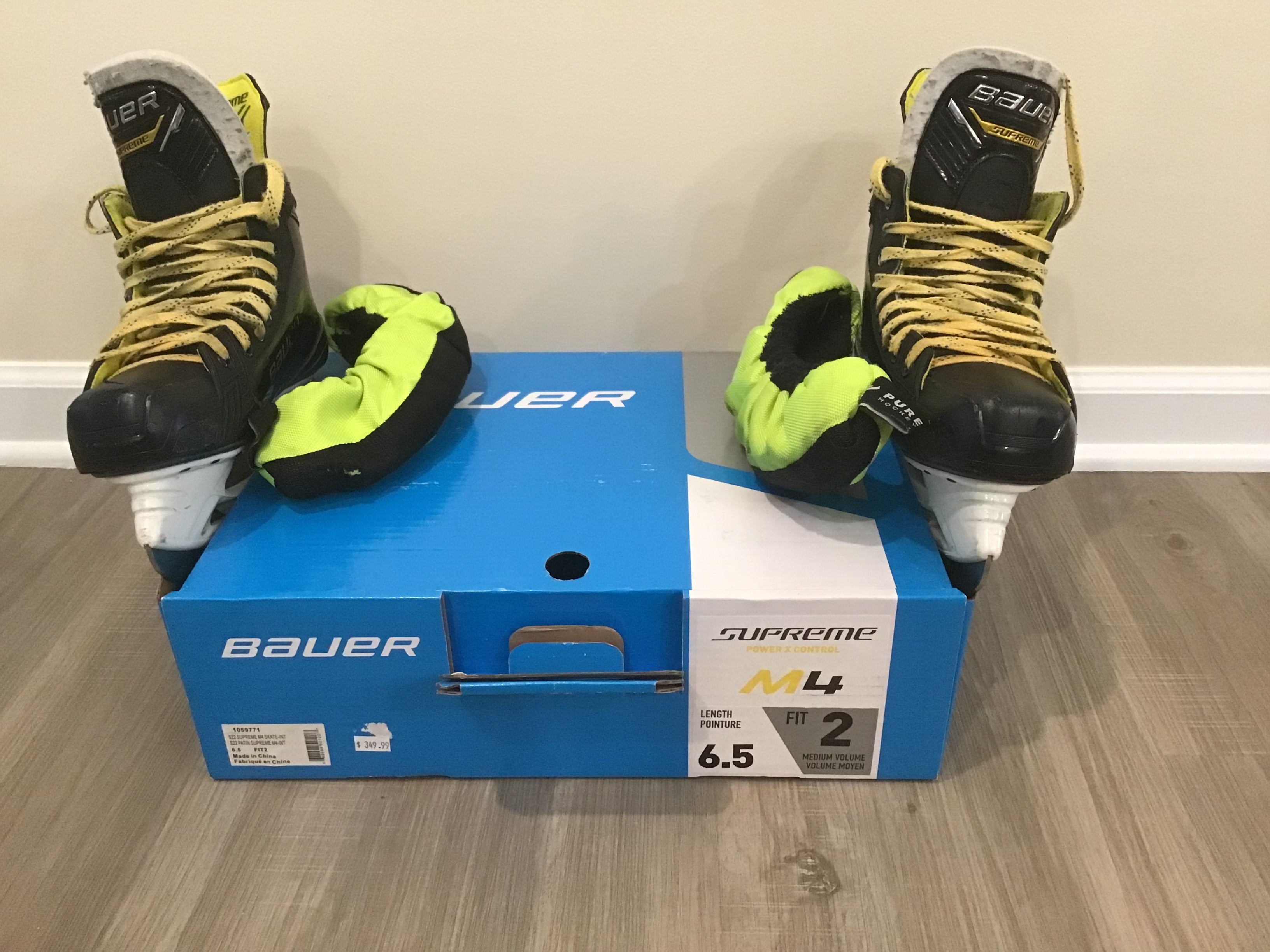 Bauer Supreme M4 Hockey Skates Regular Width 6.5 (Used 