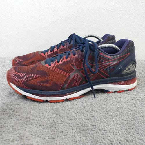 ASICS Gel-Nimbus 19 Mens Size 11.5 Running Shoes Blue Athletic Low Top Sneakers