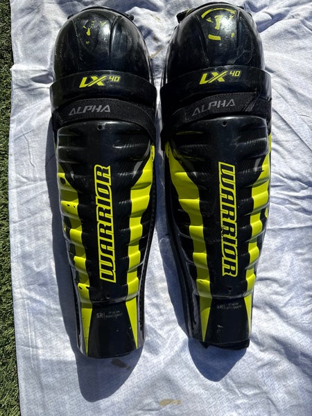 Senior Warrior Alpha LX 40 17" Shin Pads (Used)