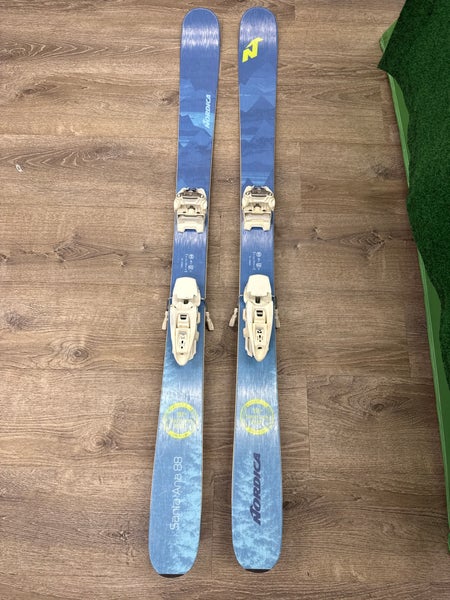 Nordica Santa Ana 88 151 cm Skis With Marker Squire 11 Bindings (Used)