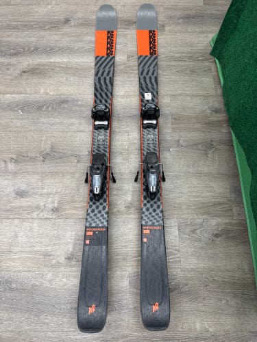 Men's K2 Mindbender 90TI 170 cm Skis With Marker Griffon 13 Bindings (Used)