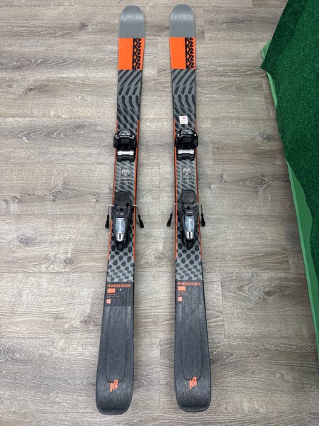 Men's K2 Mindbender 90TI 170 cm Skis With Marker Griffon 13 Bindings (Used)
