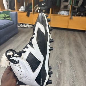 Black Men's Size M 10.0 (W 11.0) Adult Air Jordan Molded Cleats Cleats (New)