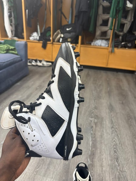 Black Men's Size M 10.0 (W 11.0) Adult Air Jordan Molded Cleats Cleats (New)