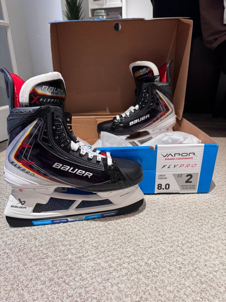 NEW BAUER VAPOR FLYPRO SKATES - 8.0 Fit 2