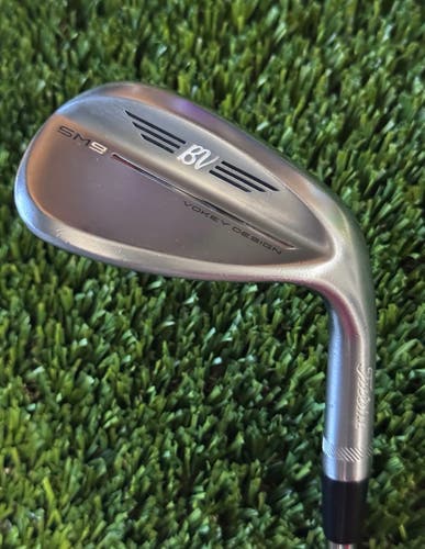 RH Titleist Vokey SM9 Tour Chrome Lob Wedge LW 58* 10 S-Grind Wedge Steel 35”