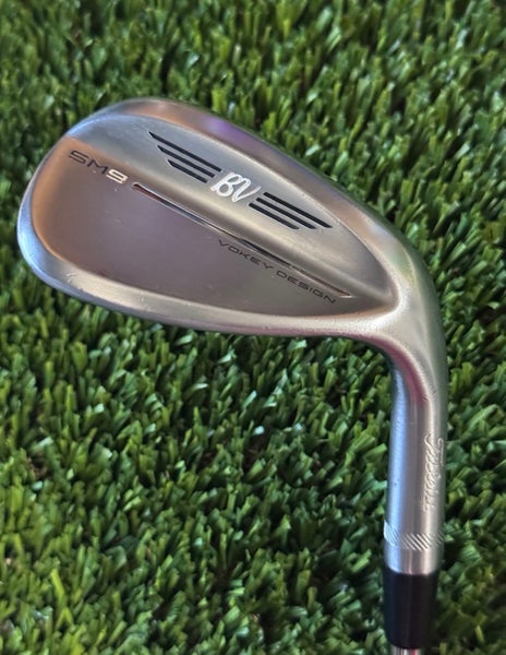 RH Titleist Vokey SM9 Tour Chrome Lob Wedge LW 58* 10 S-Grind Wedge Steel 35”