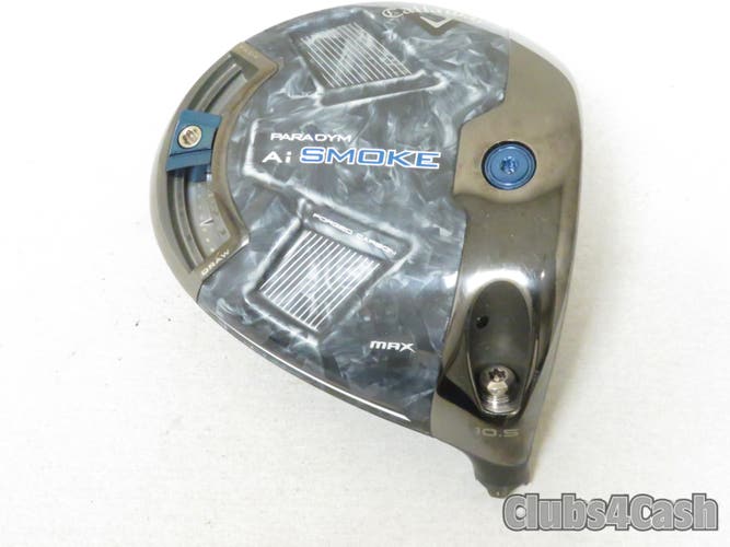 Callaway Paradym Ai Smoke MAX Driver Head & Torque Screw Only 10.5 NO Cover