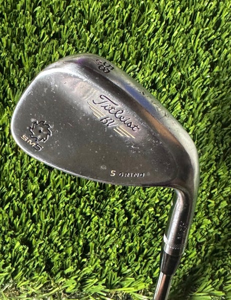 Right Handed Titleist BV Vokey SM5 S Grind 58 07 Lob Wedge Steel Shaft 35.5”