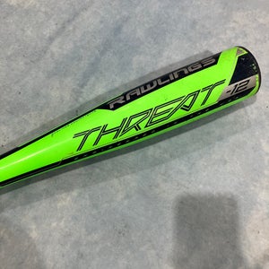 2019 Rawlings Threat Composite Bat USABat Certified (-12) Composite 16 oz 28" (Used)