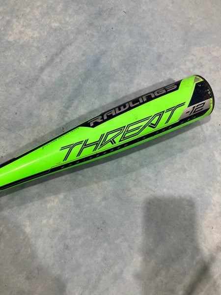 2019 Rawlings Threat Composite Bat USABat Certified (-12) Composite 16 oz 28" (Used)