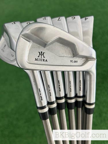 Miura TC-201 Forged Iron Set 4-P / SteelFiber i95 Stiff Graphite