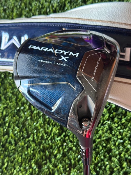 RH Callaway Paradym X Forged Carbon Driver 10.5 ProjectX Hzrdus 5.5 Regular Flex