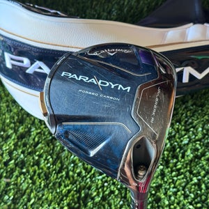 RH Callaway Paradym Forged Carbon Driver 9.0* W/ Kai’Li 70x Extra Stiff Flex