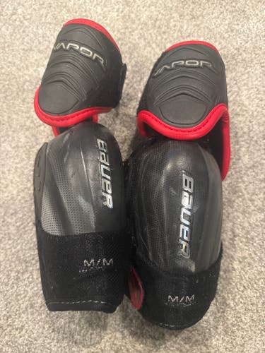 Junior Medium Bauer Vapor 1X Lite Elbow Pads (Used)