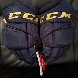 CCM HGPJSPP St Louis Blues Pro Stock Hockey Gloves Size 13