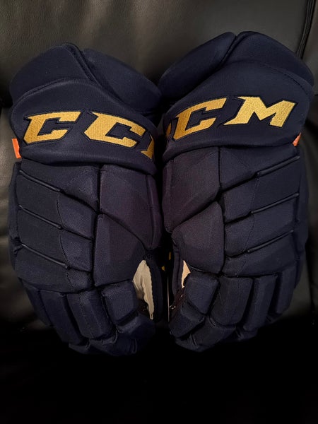 CCM HGPJS St Louis Blues Pro Stock Hockey Gloves Size 15