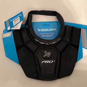 Bauer Pro+ Goalie Senior neck guard clavicle protection (New)