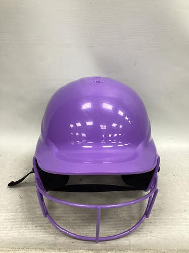 Used RIP-IT HELMET W/ MASK Batting Helmet w/Mask Purple S/M 11851-S000040998