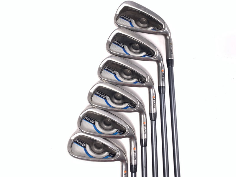 Ping Gmax Iron Set 6-PW+GW Orange Dot 2* Flat TFC 80i Lite Regular Mens RH