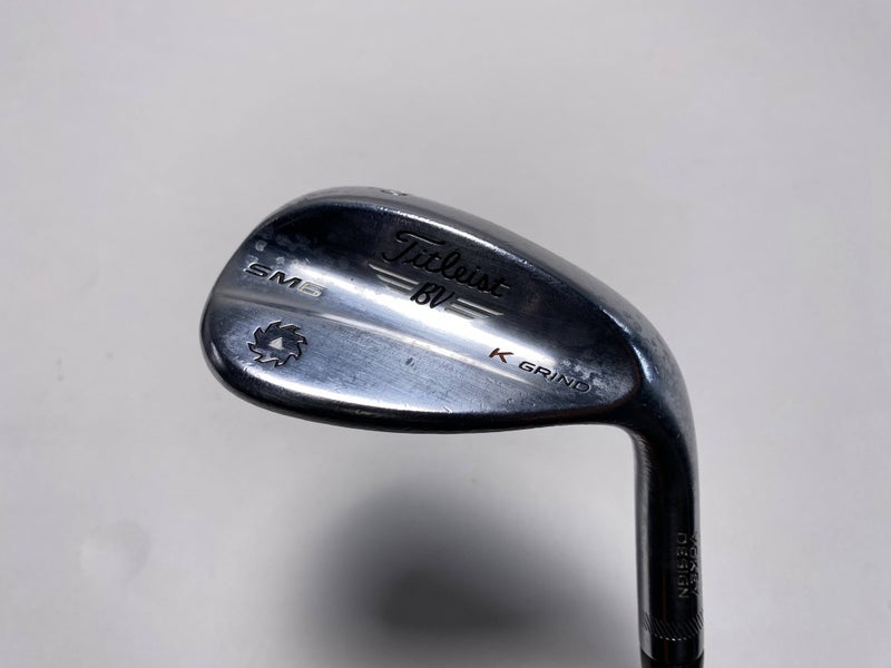 Titleist Vokey SM6 Tour Chrome Lob Wedge LW 60* 12 K-Grind KBS Tour 90 Mens RH
