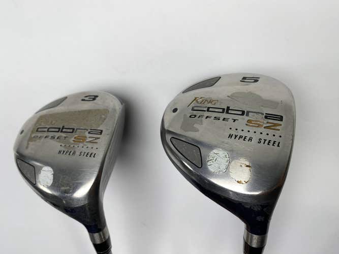 Cobra SZ 3 & 5 Fairway Wood Set 15* 18* Aldila HM Tour 50g Ladies RH