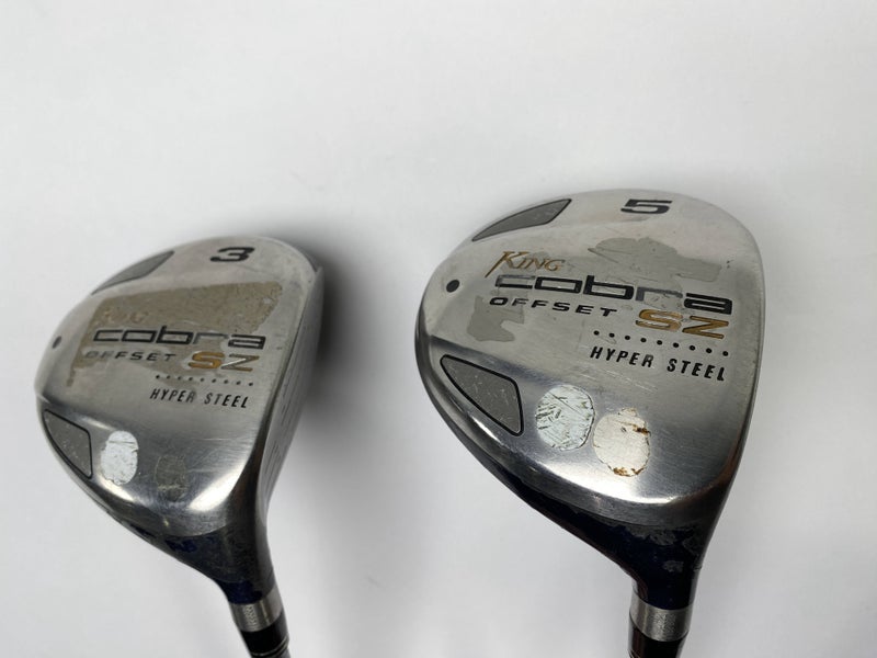 Cobra SZ 3 & 5 Fairway Wood Set 15* 18* Aldila HM Tour 50g Ladies RH