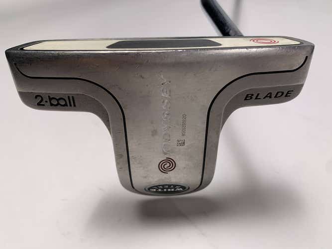 Odyssey White Steel 2-Ball Blade Putter 35" Mens RH