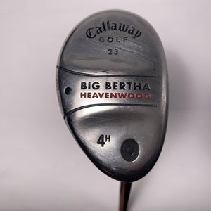 Callaway Big Bertha Heavenwood 4 Hybrid 23* RCH 75w Regular Graphite Mens RH
