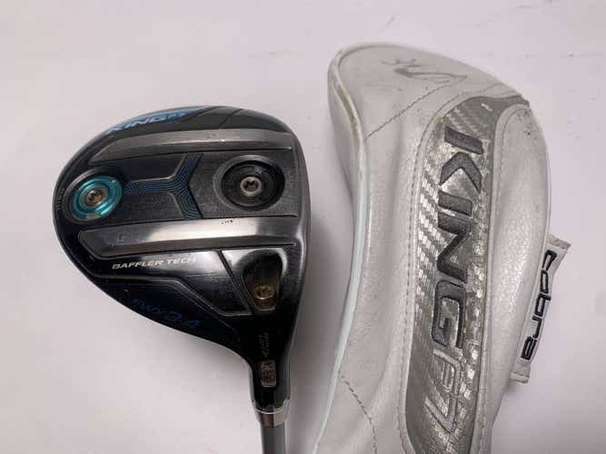 Cobra KING F7 3-4 Fairway Wood 18.5* Fujikura Pro 55g Ladies RH HC