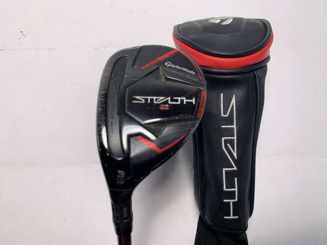 TaylorMade Stealth 2 3 Hybrid 19* Fujikura Speeder NX Red 60g Stiff LH HC