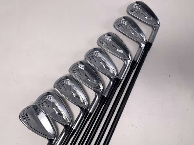 Srixon ZX7 MKII Iron Set 4-PW+GW KBS Tour Graphite Iron TGI 80 Stiff RH +1''