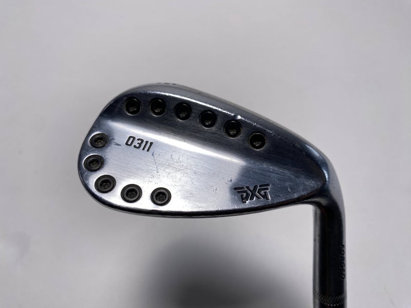 PXG 0311 Chrome Lob Wedge LW 58* 12 Bounce Accra 70i Stiff Graphite Mens RH