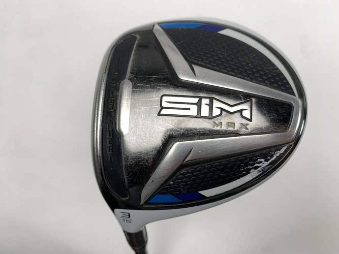 TaylorMade SIM MAX 3 Fairway Wood 15* Aldila Rogue 110 MSi 60g Stiff LH